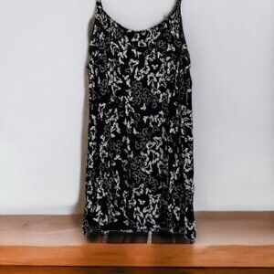 floral mini dress sleeveless swing flattering women’s